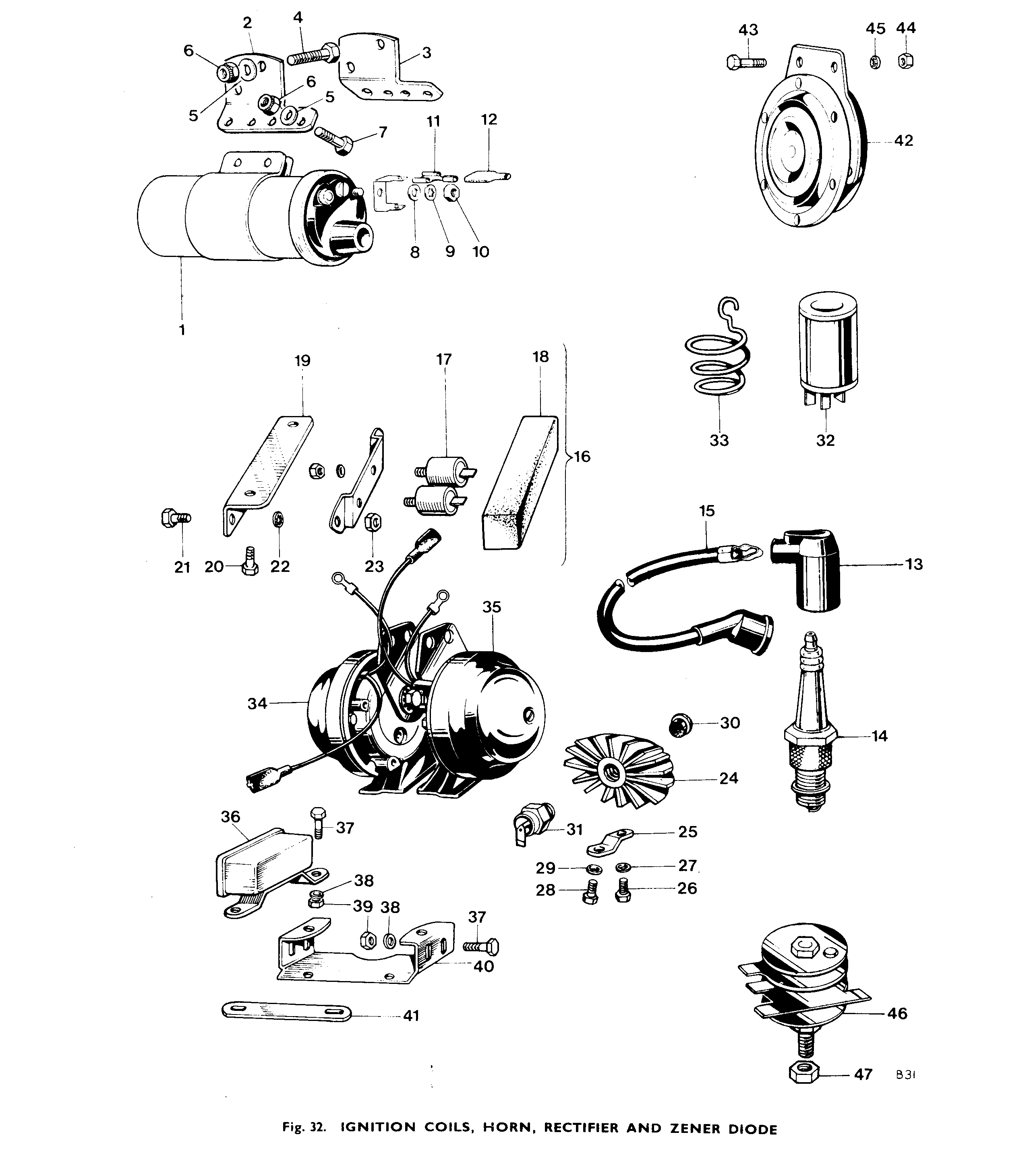 1970 Triumph 650 Coils, Horns, Rectifier & Zenor JRC Engineering, Inc.